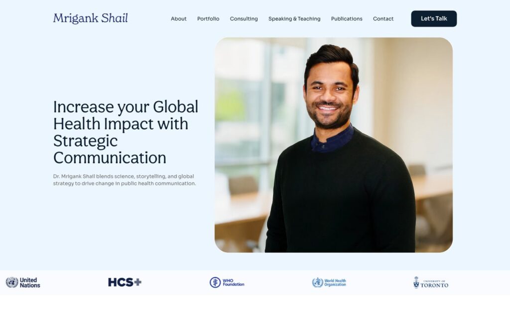 Mrigank Shail website